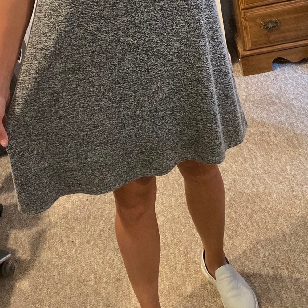 Gray T-shirt dress